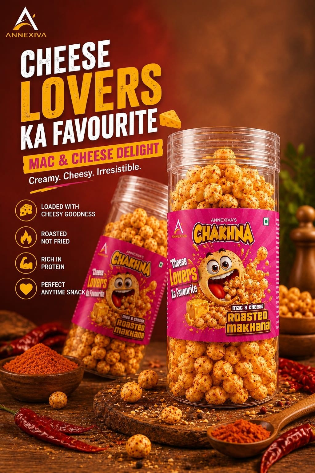 Mac & Cheese Makhana (55g)